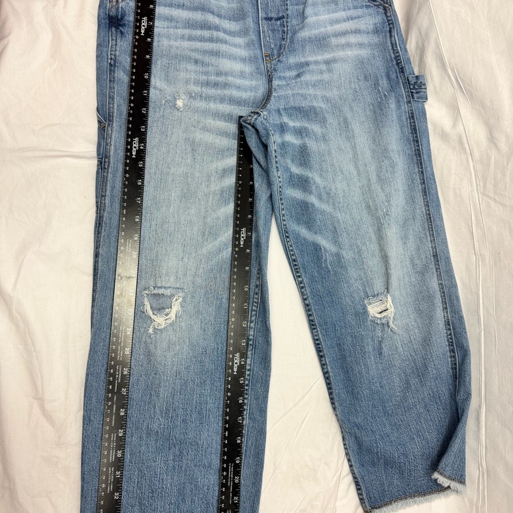 Anthropologie Pilcro Faded Blue Denim Overalls - Picture 6 of 10